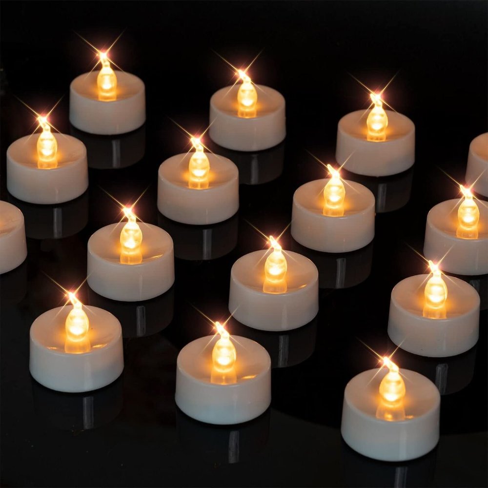 Beichi Flameless TeaLights Candles with Timer